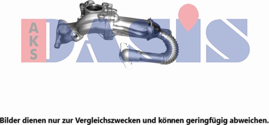 AKS Dasis 185037N - Radiateur, réaspiration des gaz d'échappement cwaw.fr