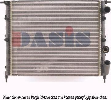 AKS Dasis 180510N - Radiateur, refroidissement du moteur cwaw.fr