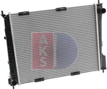 AKS Dasis 180061N - Radiateur, refroidissement du moteur cwaw.fr