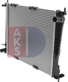 AKS Dasis 180061N - Radiateur, refroidissement du moteur cwaw.fr