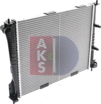 AKS Dasis 180061N - Radiateur, refroidissement du moteur cwaw.fr