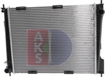 AKS Dasis 180061N - Radiateur, refroidissement du moteur cwaw.fr