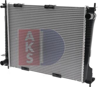 AKS Dasis 180061N - Radiateur, refroidissement du moteur cwaw.fr