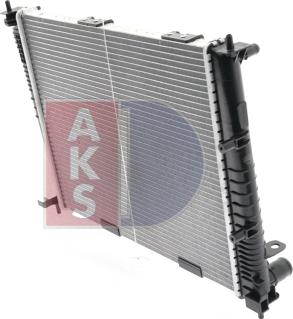 AKS Dasis 180061N - Radiateur, refroidissement du moteur cwaw.fr