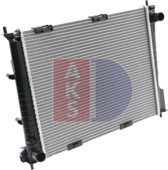 AKS Dasis 180061N - Radiateur, refroidissement du moteur cwaw.fr