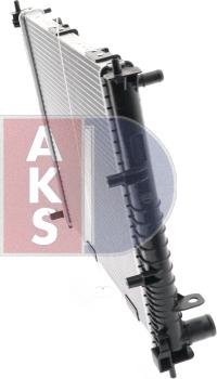 AKS Dasis 180061N - Radiateur, refroidissement du moteur cwaw.fr