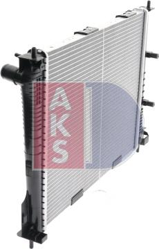 AKS Dasis 180061N - Radiateur, refroidissement du moteur cwaw.fr