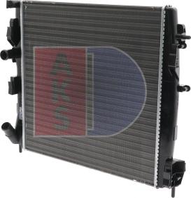 AKS Dasis 180011N - Radiateur, refroidissement du moteur cwaw.fr