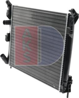 AKS Dasis 180012N - Radiateur, refroidissement du moteur cwaw.fr