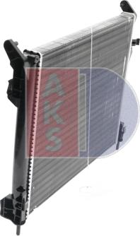 AKS Dasis 180012N - Radiateur, refroidissement du moteur cwaw.fr