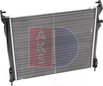 AKS Dasis 180012N - Radiateur, refroidissement du moteur cwaw.fr