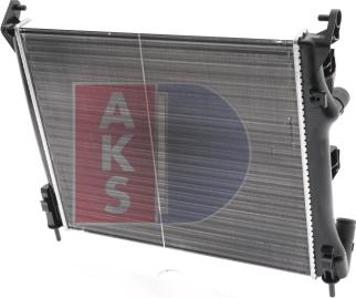 AKS Dasis 180012N - Radiateur, refroidissement du moteur cwaw.fr