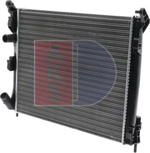 AKS Dasis 180012N - Radiateur, refroidissement du moteur cwaw.fr