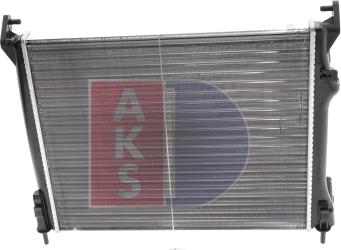 AKS Dasis 180012N - Radiateur, refroidissement du moteur cwaw.fr