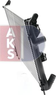 AKS Dasis 180012N - Radiateur, refroidissement du moteur cwaw.fr