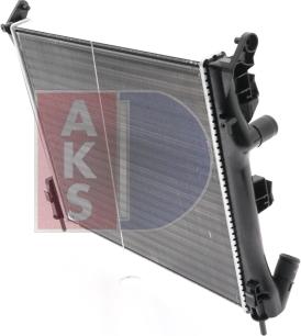 AKS Dasis 180012N - Radiateur, refroidissement du moteur cwaw.fr