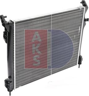 AKS Dasis 180012N - Radiateur, refroidissement du moteur cwaw.fr