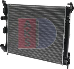 AKS Dasis 180012N - Radiateur, refroidissement du moteur cwaw.fr