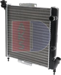 AKS Dasis 180080N - Radiateur, refroidissement du moteur cwaw.fr