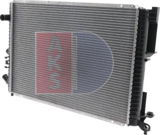 AKS Dasis 181450N - Radiateur, refroidissement du moteur cwaw.fr