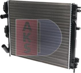 AKS Dasis 181690N - Radiateur, refroidissement du moteur cwaw.fr