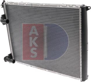 AKS Dasis 181120N - Radiateur, refroidissement du moteur cwaw.fr