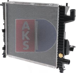 AKS Dasis 181390N - Radiateur, refroidissement du moteur cwaw.fr