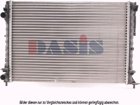 AKS Dasis 181360N - Radiateur, refroidissement du moteur cwaw.fr