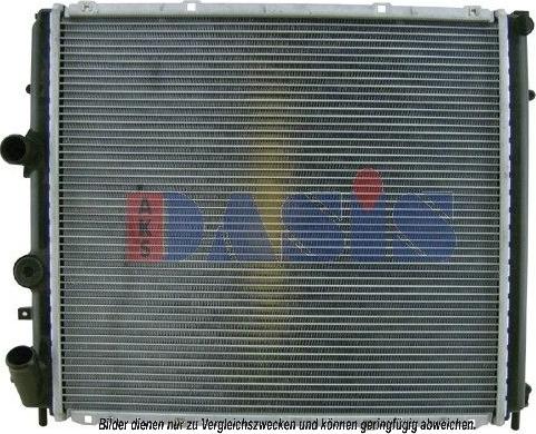 AKS Dasis 181250N - Radiateur, refroidissement du moteur cwaw.fr