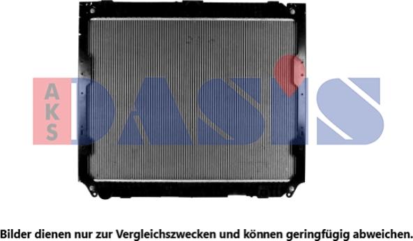 AKS Dasis 130047N - Radiateur, refroidissement du moteur cwaw.fr