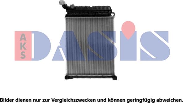 AKS Dasis 130008N - Radiateur, refroidissement du moteur cwaw.fr