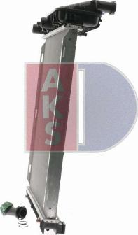 AKS Dasis 130008N - Radiateur, refroidissement du moteur cwaw.fr