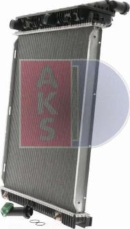 AKS Dasis 130008N - Radiateur, refroidissement du moteur cwaw.fr