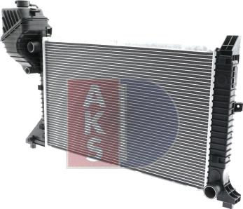 AKS Dasis 132310N - Radiateur, refroidissement du moteur cwaw.fr