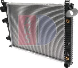 AKS Dasis 125110N - Radiateur, refroidissement du moteur cwaw.fr