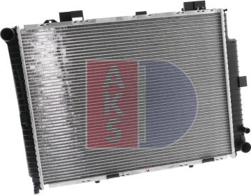 AKS Dasis 120590N - Radiateur, refroidissement du moteur cwaw.fr