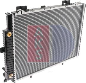 AKS Dasis 120590N - Radiateur, refroidissement du moteur cwaw.fr