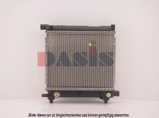 AKS Dasis 120550N - Radiateur, refroidissement du moteur cwaw.fr