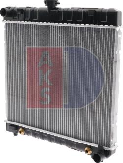 AKS Dasis 120180N - Radiateur, refroidissement du moteur cwaw.fr