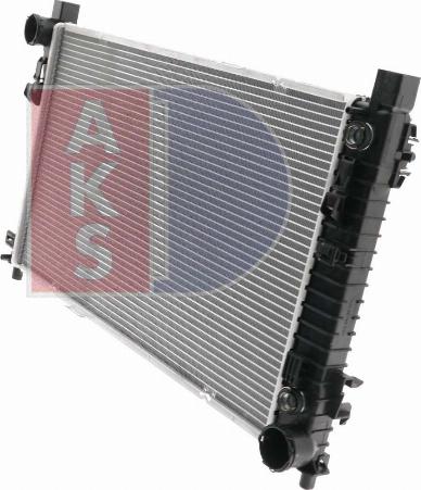 AKS Dasis 120138N - Radiateur, refroidissement du moteur cwaw.fr