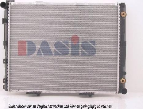 AKS Dasis 120350N - Radiateur, refroidissement du moteur cwaw.fr