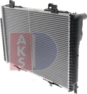 AKS Dasis 121970N - Radiateur, refroidissement du moteur cwaw.fr