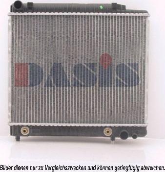 AKS Dasis 121690N - Radiateur, refroidissement du moteur cwaw.fr