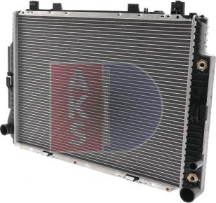 AKS Dasis 122730N - Radiateur, refroidissement du moteur cwaw.fr