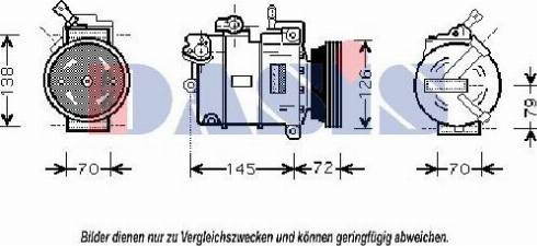 AKS Dasis 851407T - Compresseur, climatisation cwaw.fr