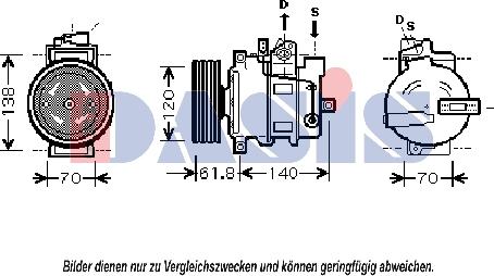 AKS Dasis 851663N - Compresseur, climatisation cwaw.fr