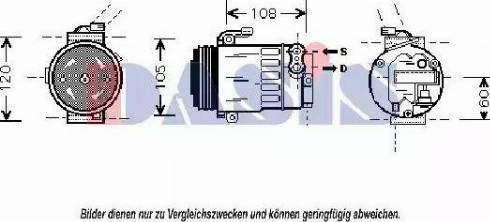 AKS Dasis 851042N - Compresseur, climatisation cwaw.fr