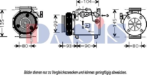 AKS Dasis 851064N - Compresseur, climatisation cwaw.fr