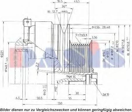 AKS Dasis 851154N - Embrayage magnétique, pour compresseurs de climatisation cwaw.fr