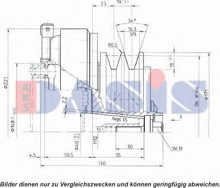 AKS Dasis 851168N - Embrayage magnétique, pour compresseurs de climatisation cwaw.fr